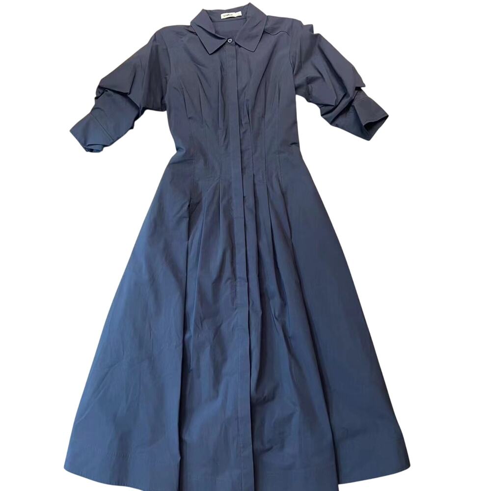 Jonathan Simkhai Jazz Dress Midnight Navy L - Picture 6 of 7